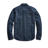 $795 RRL Ralph Lauren Wool Cashmere Plaid Workshirt Jacket Men's XL Extra-Large
