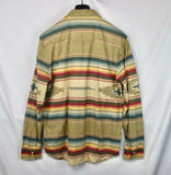 RRL Ralph Lauren Slim Fit Southwestern Serape Stripe Western Shirt Men's 2XL XXL