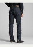 NWT RRL Slim Flit Limited-Edition Rigid Raw Denim Jeans Made in USA oz 34 Dark