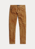 New RRL Ralph Lauren 1950s Suede Slim Fit Tan Stretch Western Pants Men's 32