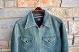 RRL Ralph Lauren Suede Jacket Indigo Sheepskin Leather Men's Medium M