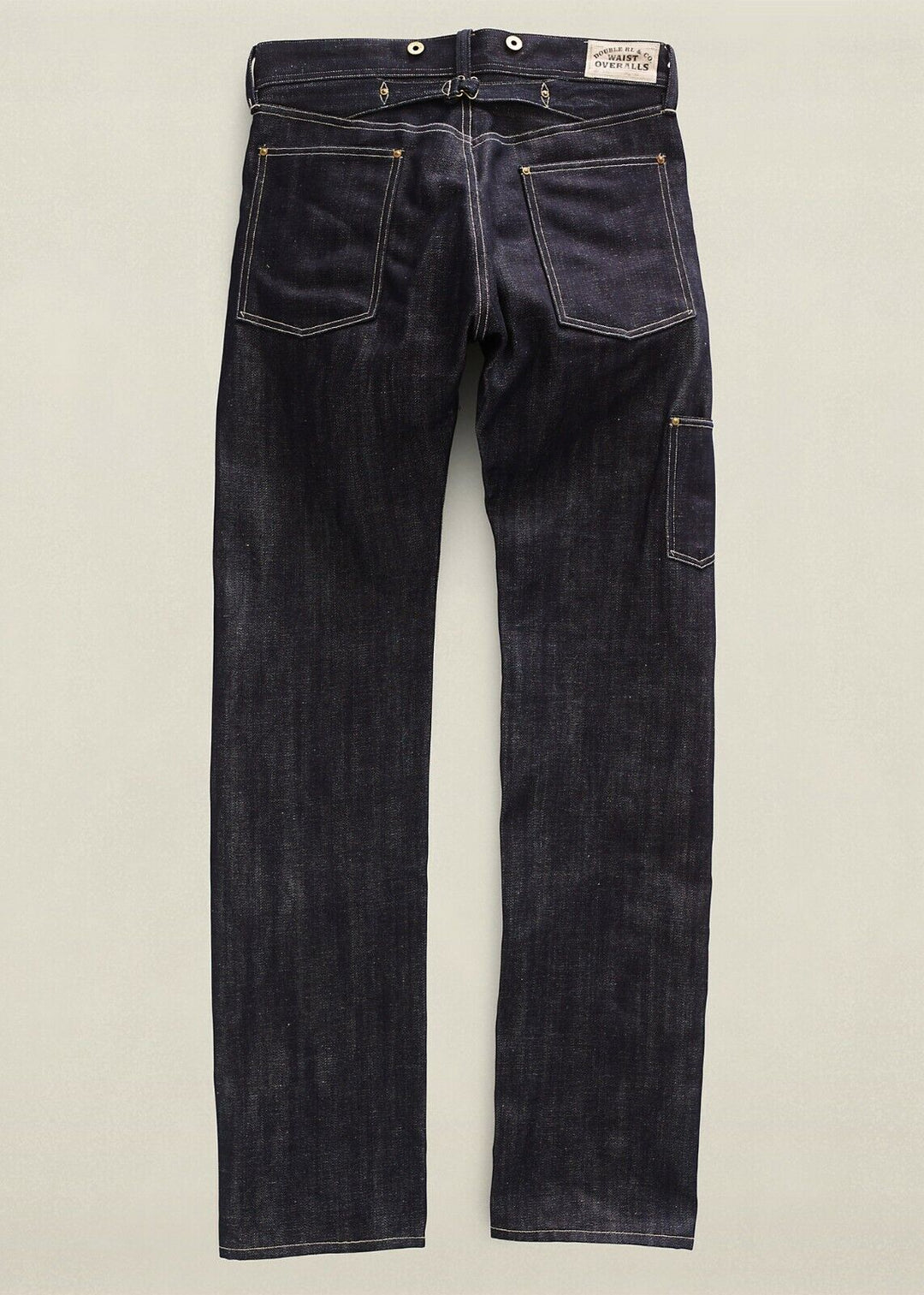 RRL Double RL Dark Wash Raw Denim Jeans Selvedge Carpenter Men's 40 x 32