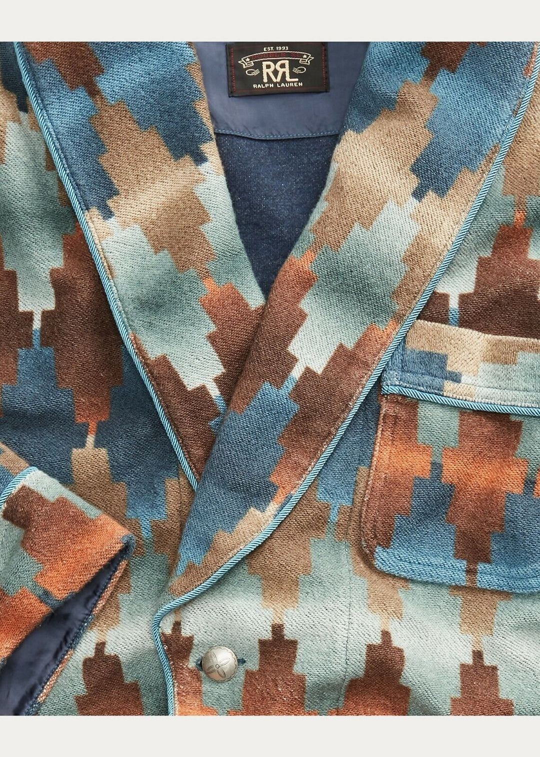 RRL Ralph Lauren Limited-Edition French Terry Robe Southwestern Men's M Medium