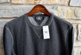 New RRL Ralph Lauren Gray Training Cotton Lined Sweatshirt Men's Large L