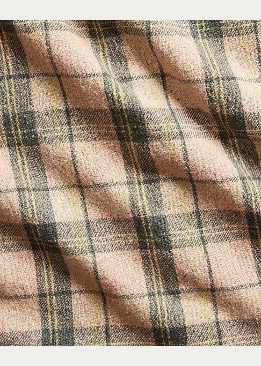 New RRL Ralph Lauren Check Plaid Twill 1930's Shirt Workshirt Men's Small S