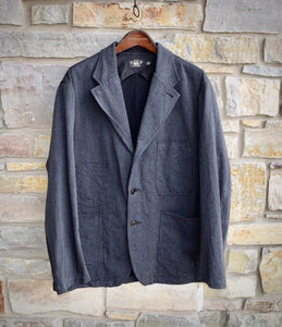 New Ralph Lauren RRL Gray Charcoal Wool Cotton Full Suit Jacket Men's 2XL XXL