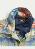 RRL Ralph Lauren Brushed Southwestern Jacquard Overshirt Jacket 2XL XXL