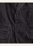 Ralph Lauren RRL Wide-Wale Corduroy Sportcoat Black Jacket Men's Medium M
