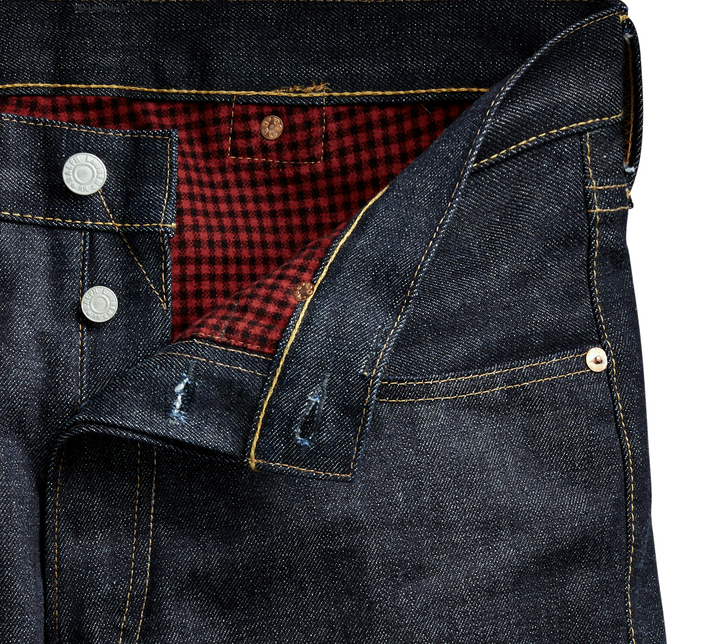 NWT RRL Straight Fit Flannel Lined Jeans Denim Dark Blue Selvedge 29x30