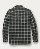 RRL Ralph Lauren Plaid Black White Jaspe Vintage Check Workshirt Men's Large L