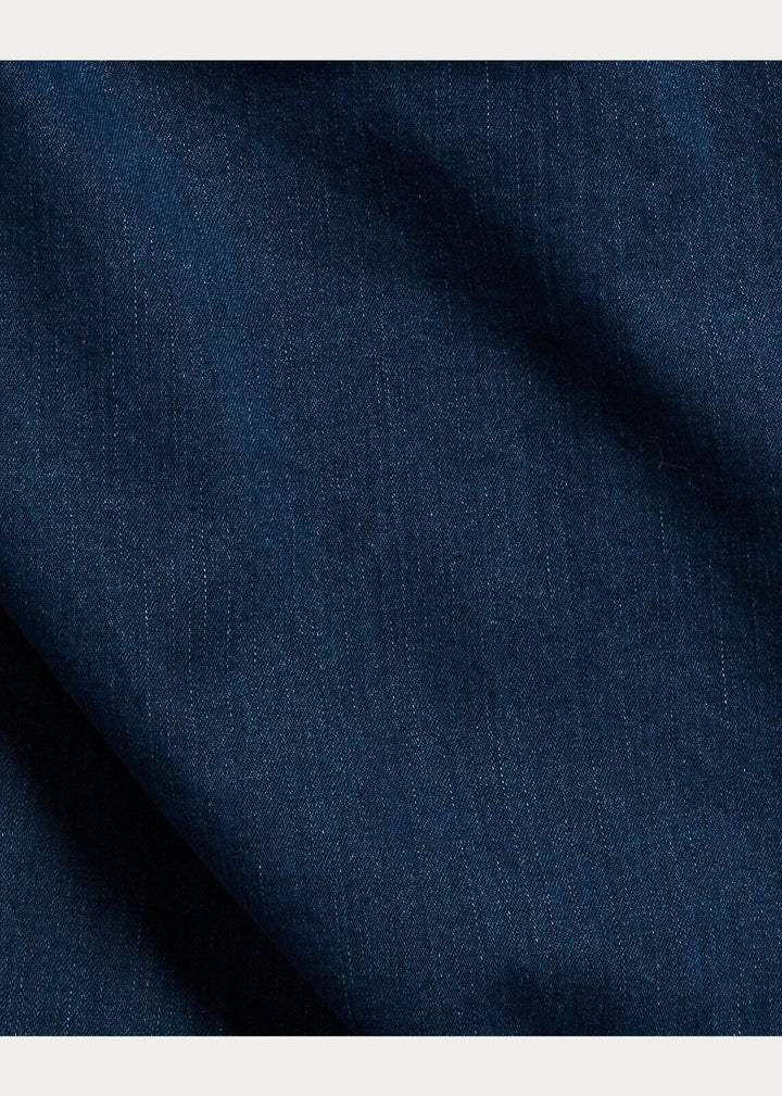 RRL Ralph Lauren Cotton Flight Sateen Indigo Jacket Bomber Blue Men's Small S