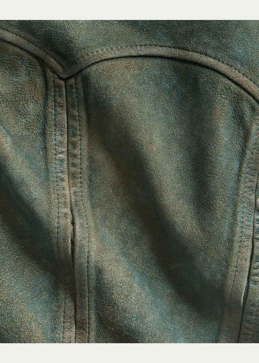 RRL Ralph Lauren Suede Jacket Indigo Sheepskin Leather Men's Medium M