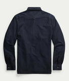 RRL Ralph Lauren Vintage Inspired Cotton Linen Blend Workshirt Men's 2XL XXL