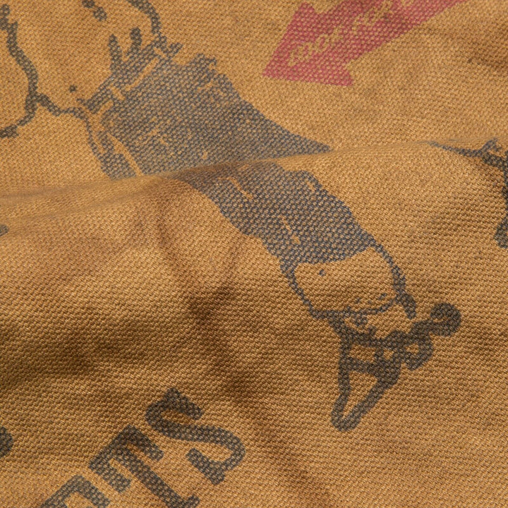 RRL Ralph Lauren "Logo Canvas Apron" Brown Cotton Canvas Cowboy Trading Post