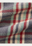 RRL Ralph Lauren Distressed Repaired Plaid Twill Cotton Flannel Men's L Large