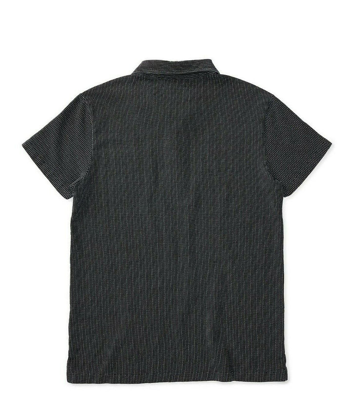 New RRL Ralph Lauren Black Polka Dot Knit Polo Workwear Men's 2XL XXL