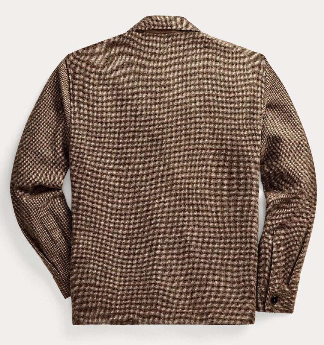 RRL Ralph Lauren Tweed Wool Lined English Overshirt Jacket Men's Large L