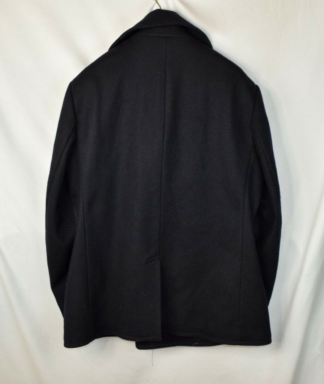 NWOT New RRL Ralph Lauren Naval Overcoat Navy Wool Pea Coat Jacket Men's XL