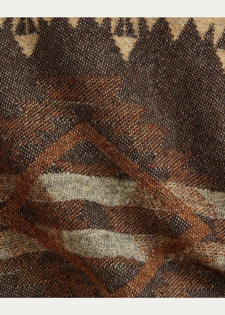 RRL Ralph Lauren Jacquard Southwestern Wool-Cotton Jacket Men's XL Extra-Large