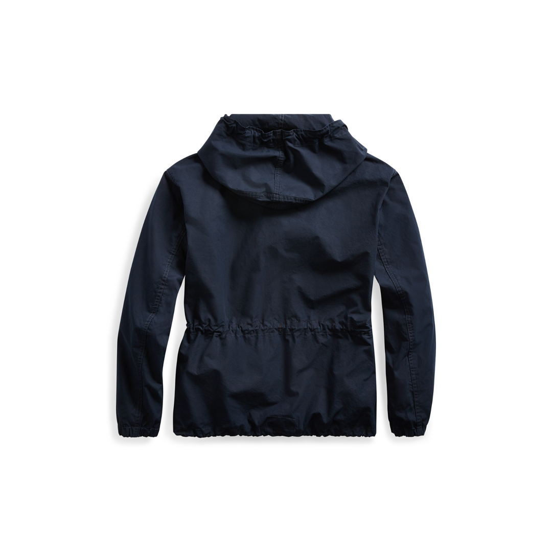 $790 RRL Ralph Lauren 1940s Ventile Anorak Jacket Men's Large L Navy Blue