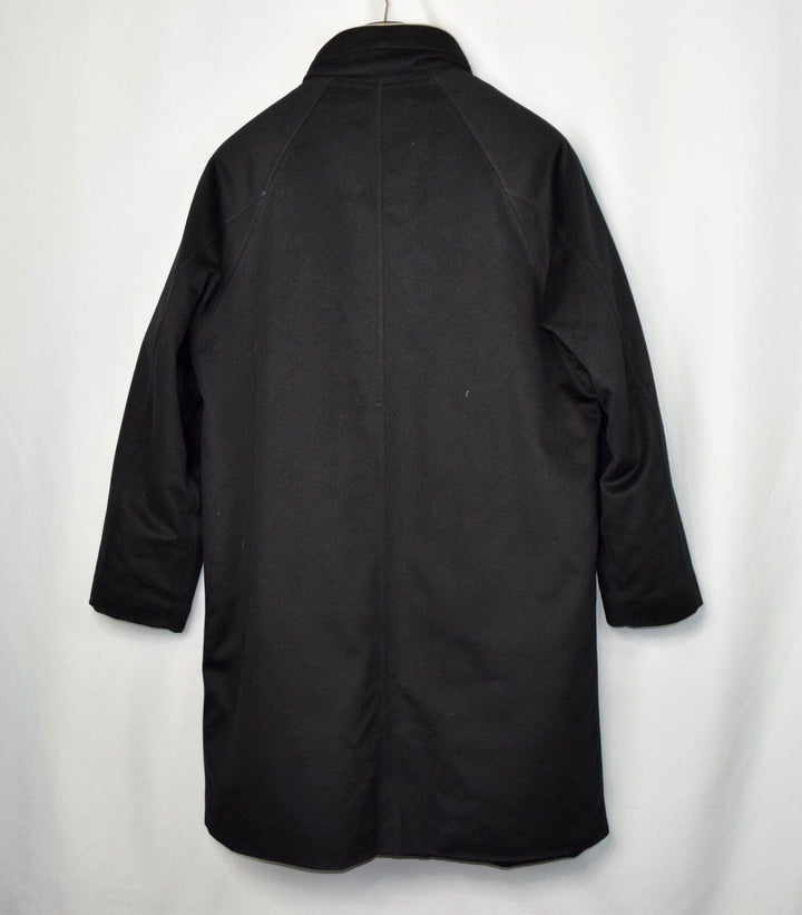 Loro Piana Icer Long Mink Fur Lined Black Cashmere Men's Jacket Coat Large L