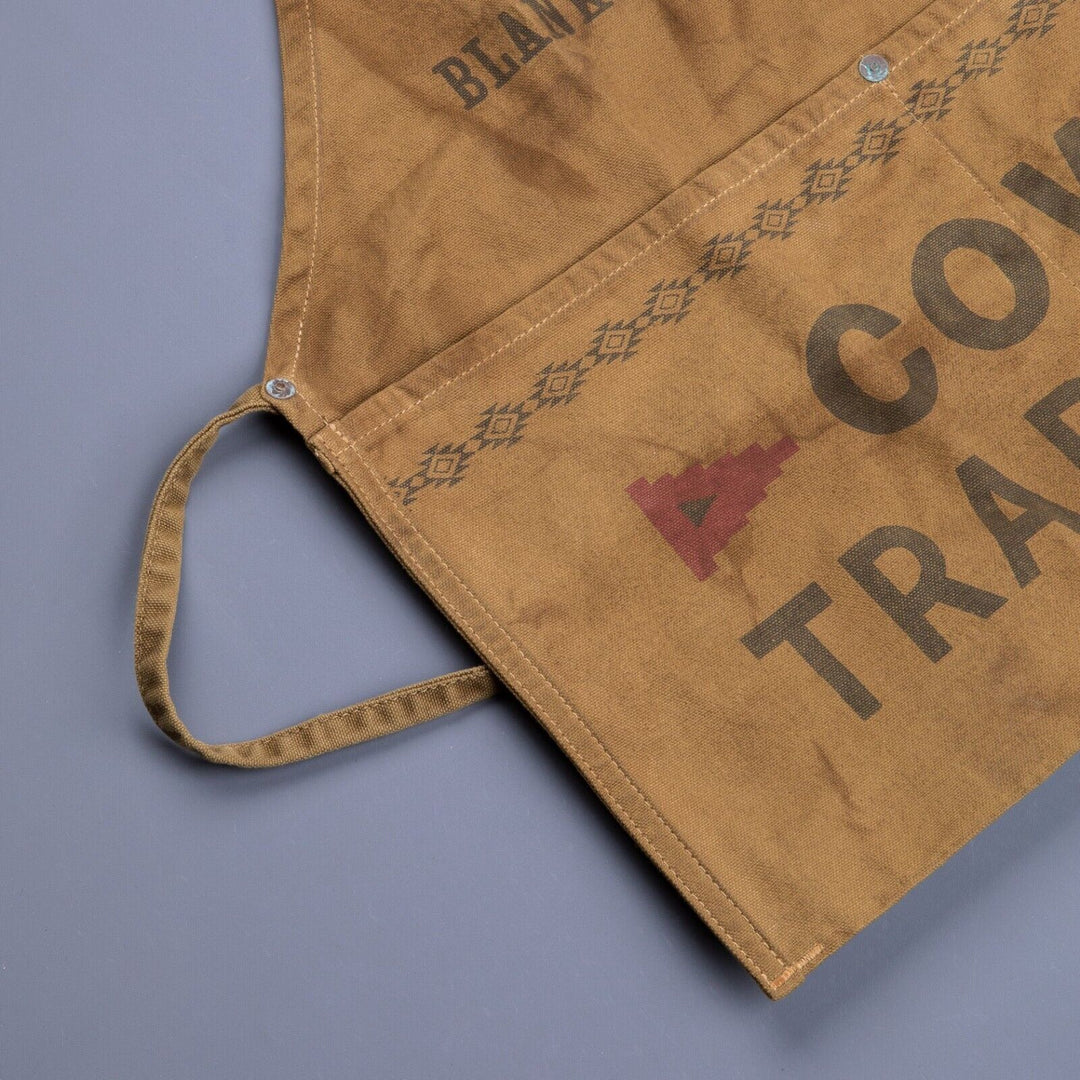 RRL Ralph Lauren "Logo Canvas Apron" Brown Cotton Canvas Cowboy Trading Post