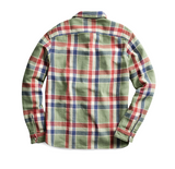 RRL Ralph Lauren Vintage Inspired Rustic Plaid Cotton Work Shirt Men's Small S